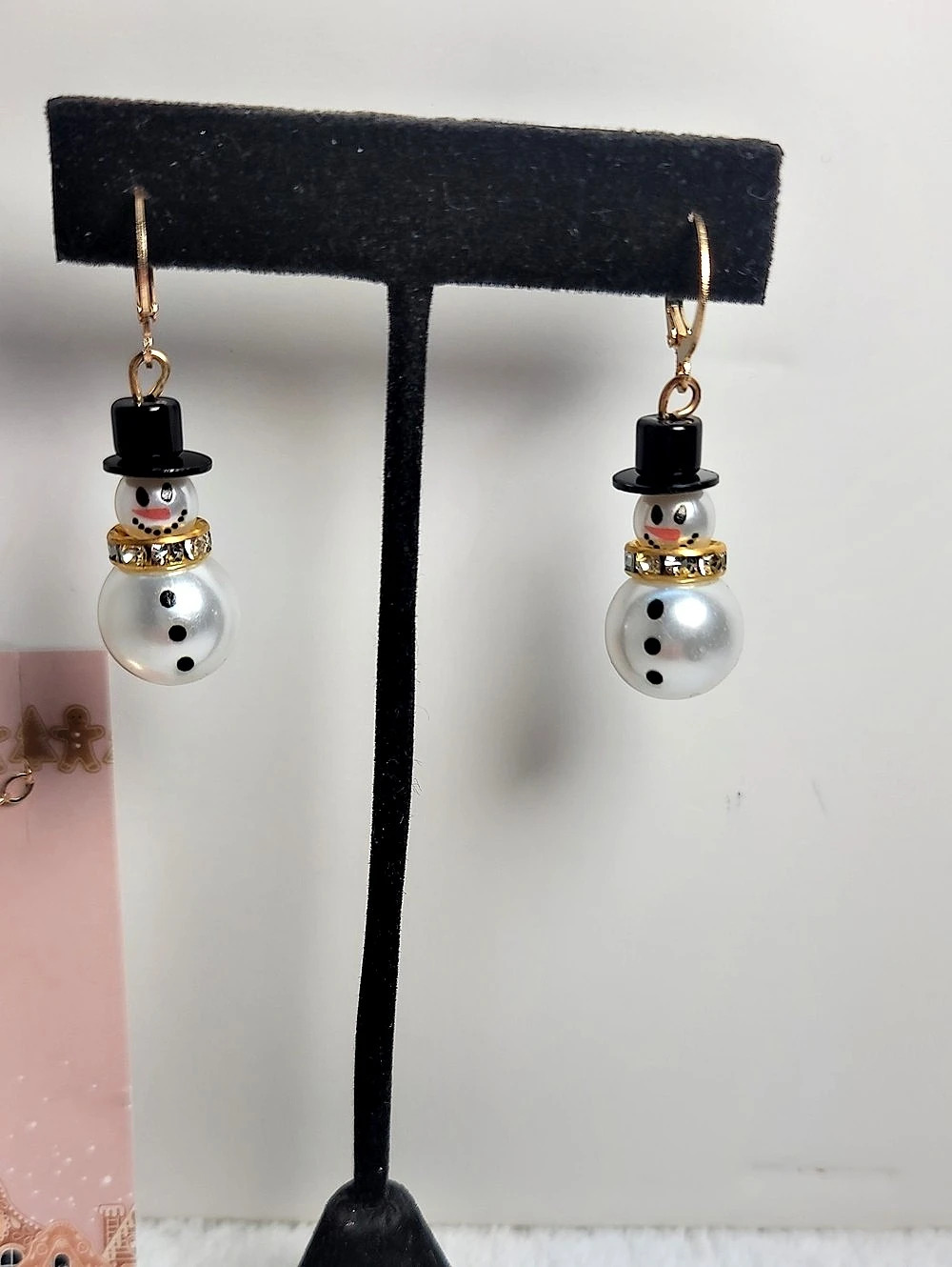 Kole Jax Designs Snowman Jewelry Set in White & Gold NWT